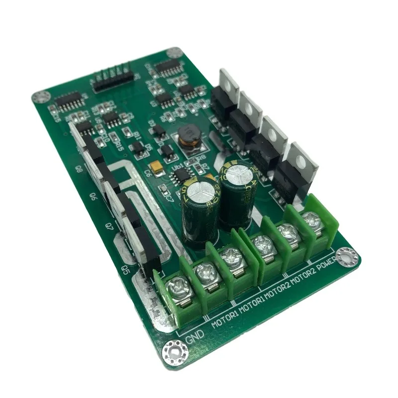For Dual-channel Motor Drive Module, High-power H-bridge Strong Braking Function, DC Motor Drive Board