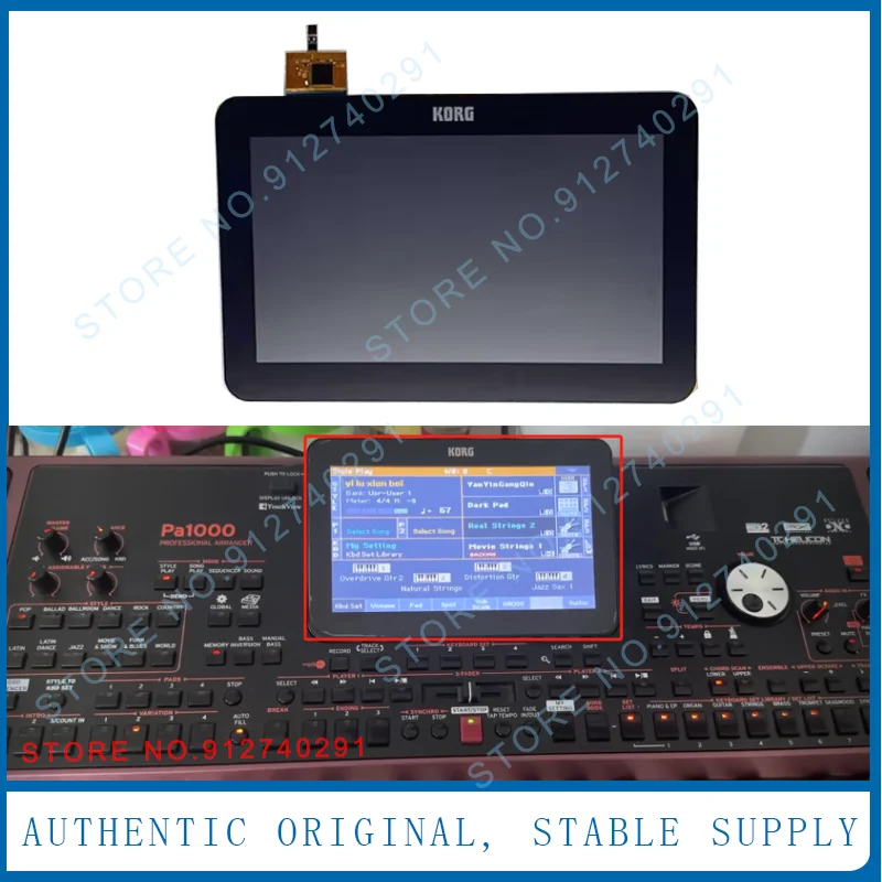 

Оригинальный новый 7-дюймовый ЖК-экран с сенсорным экраном для Korg PA4X PA700 PA1000 ЖК-монитор для Korg PA4X 61 PA4X-61 протестирован