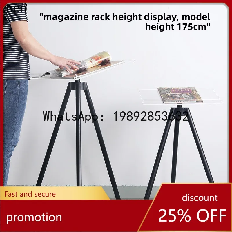 

YFY Magazine Album Display Stand Model Room Living Room Study Light Luxury Nordic Creative Floor-standing Minimalist
