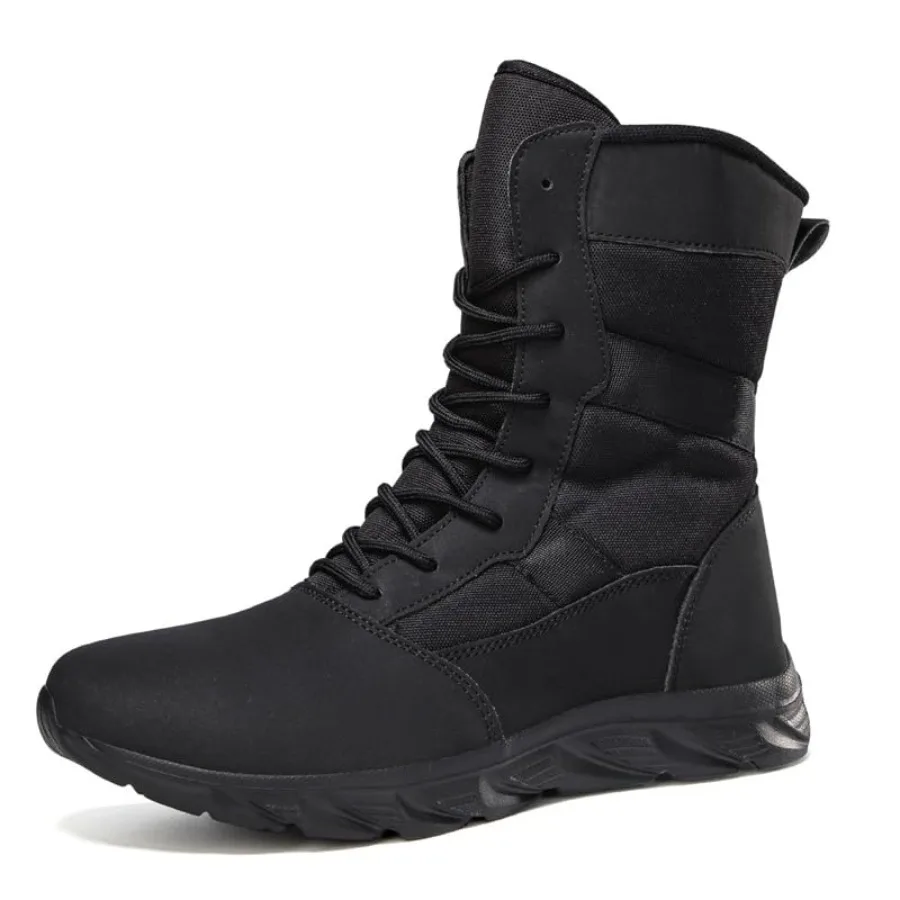 

Men's Jungle Tactical Combat Boots Police Military Work Boots Motorcycle Boots Unisex Outdoor Hiking Desert X-Large Hunting Hik