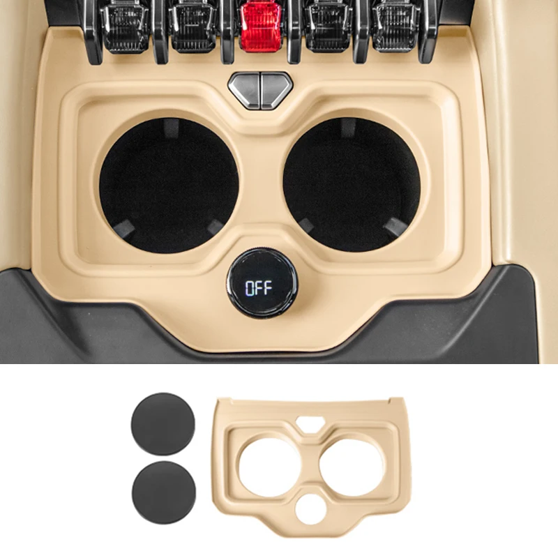 For BYD Leopard 8 Denza B8 2024+ Silicone Door Handle Card Slot Storage Box Water Coaster Storage Box Auto Accessories