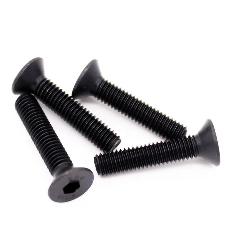 

M1.6 M2 M2.5 M3 M4 M5 M6 M8 Black Grade 10.9 Steel DIN7991 Hexagon Hex Socket Head Flat Countersunk Allen Bolt Screw