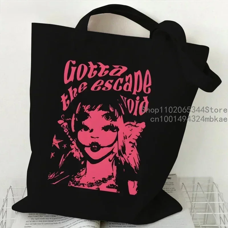 Melanie Martinez Hand Bag Women Tote Canvas Bag Vintage Shoulder Harajuku Hip Hop Shopping Bag Melanie Martinez Handbag