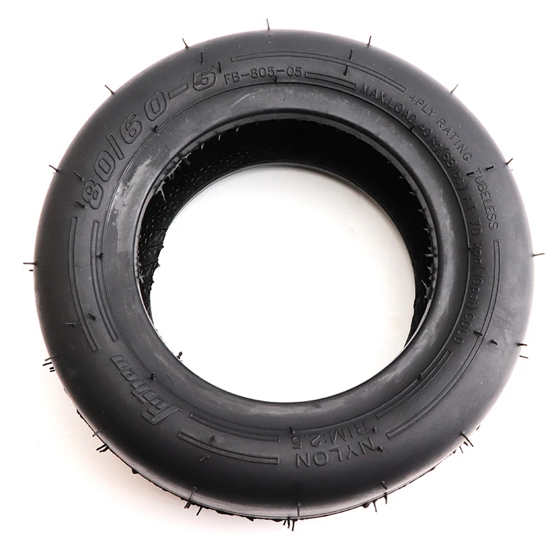 80/60-5 pneumatico ruota anteriore per Ninebot Gokart Pro Kart Kit pneumatico esterno vuoto Tubeless parti di pneumatici lisci