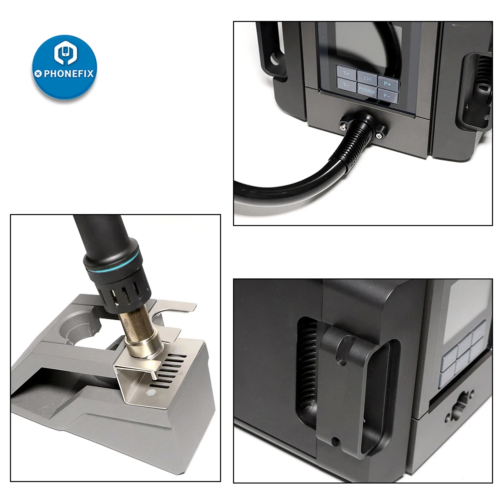 QUICK TR1300A stazione di saldatura intelligente pistola ad aria calda rilavorazione BGA saldatura telefono scheda madre IC chip dissaldatura