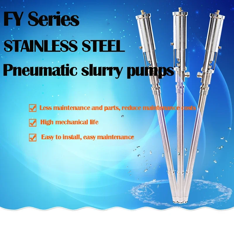 

Good Quality and low price 10-30l/min Stainless Steel Pneumatic Piston Pump