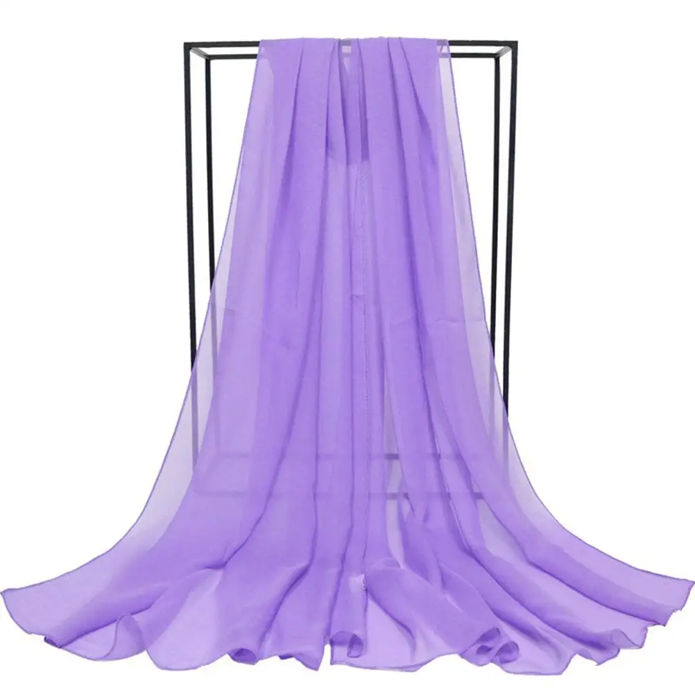 Sunscreen Scarf Women Shawl Wraps for Purple Dress Scarves Capes Ladies Women's