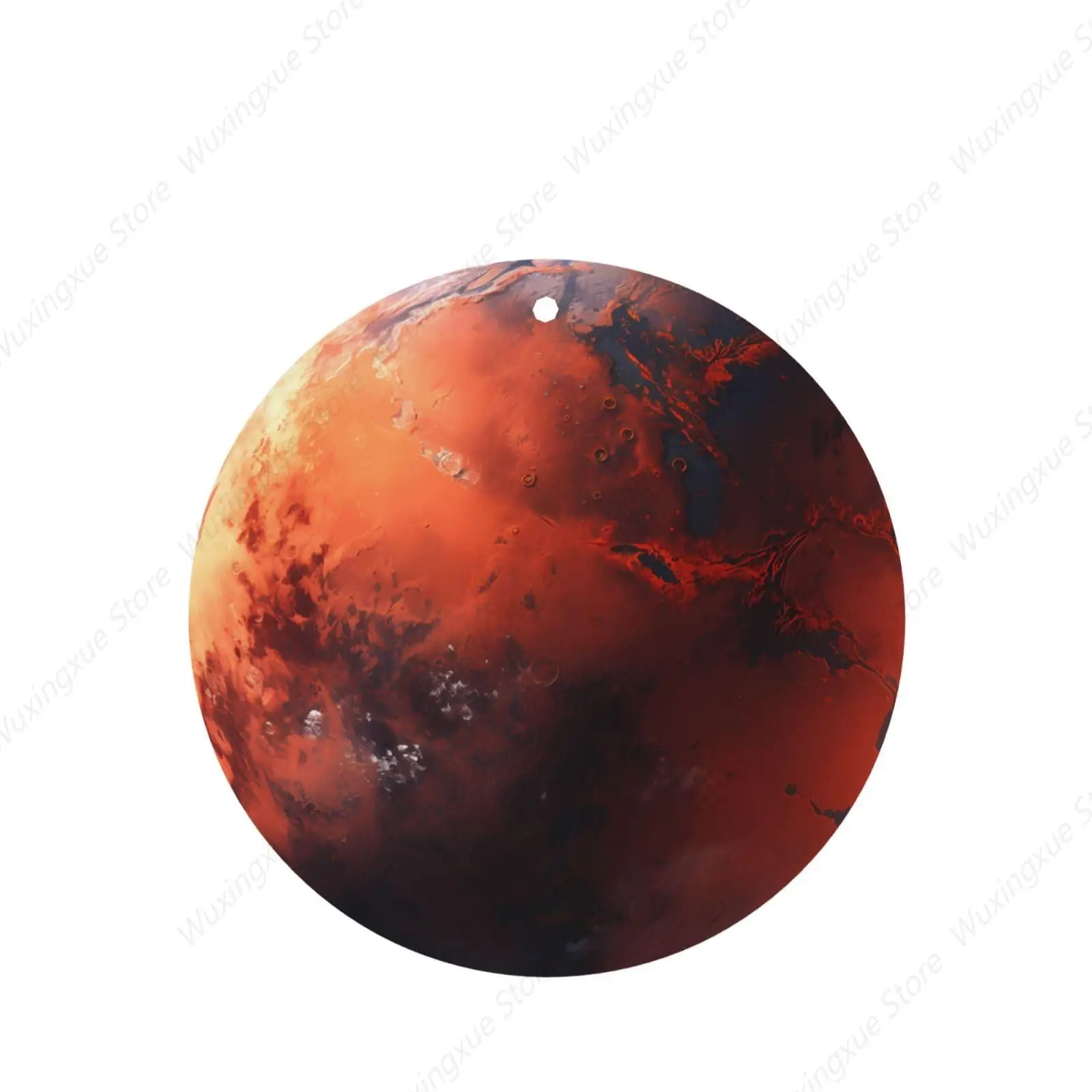 mars planet picture Round Shape Car Air Fresheners Cards Set Hanging Scented Cards for bedroom Bathroom Car Interior Decor