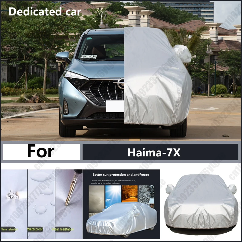 

For Haima-7X Oxford cloth car cover for sun protection, rain resistance, and all season special car dust cover