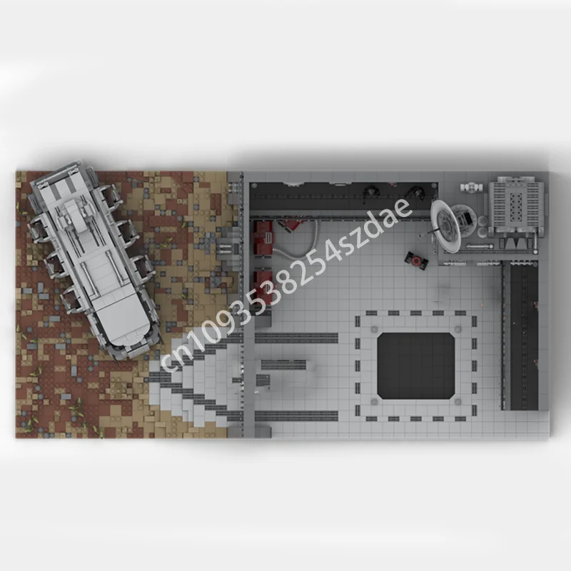 4386PCS Moc Star Battle SW - Imperial Bunker ฐาน 3D สถาปนิกสร้างสรรค์เด็กอาคารอิฐของเล่นของขวัญวันเกิดบล็อก
