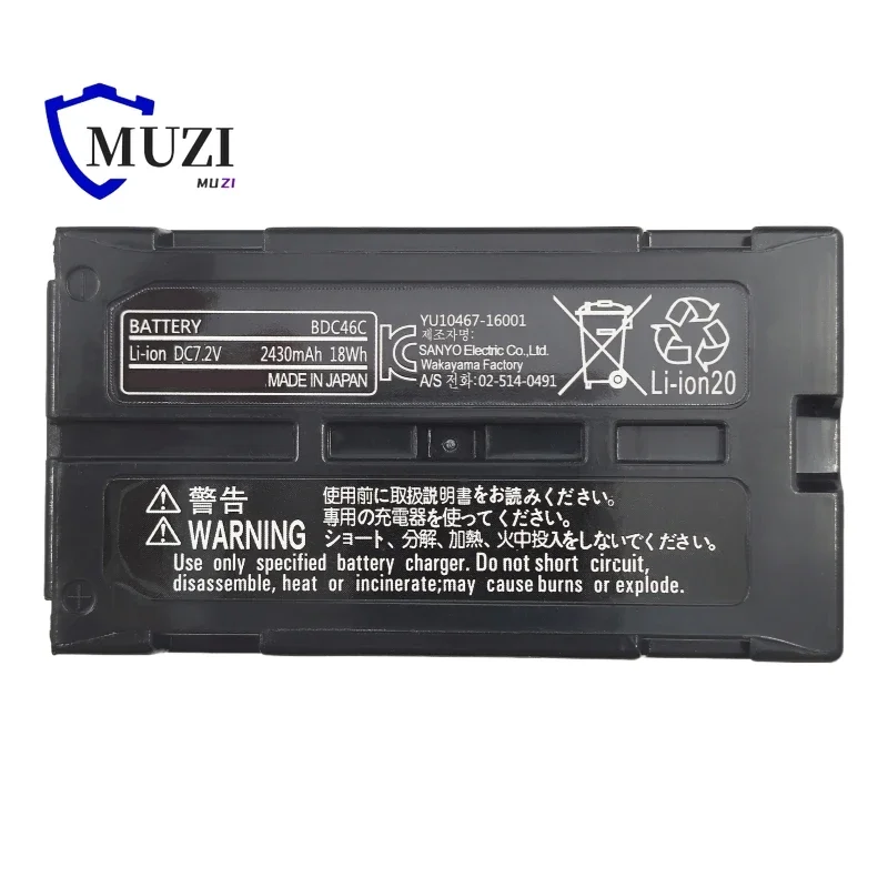 Brand New BDC46C Battery for Sok-kia Total Station Set 230R Set 300 330 530 630 Survey Instrument 2430mAh Li-ion 7.2V Battery