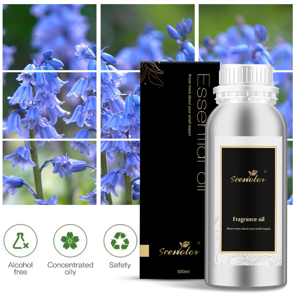 

500ML Fragrance Oil For Aroma Diffuser Scented Candles Soap Making Essential Oils Blue Vind Cchimes Chxnel COCQ Room Perfume Oil