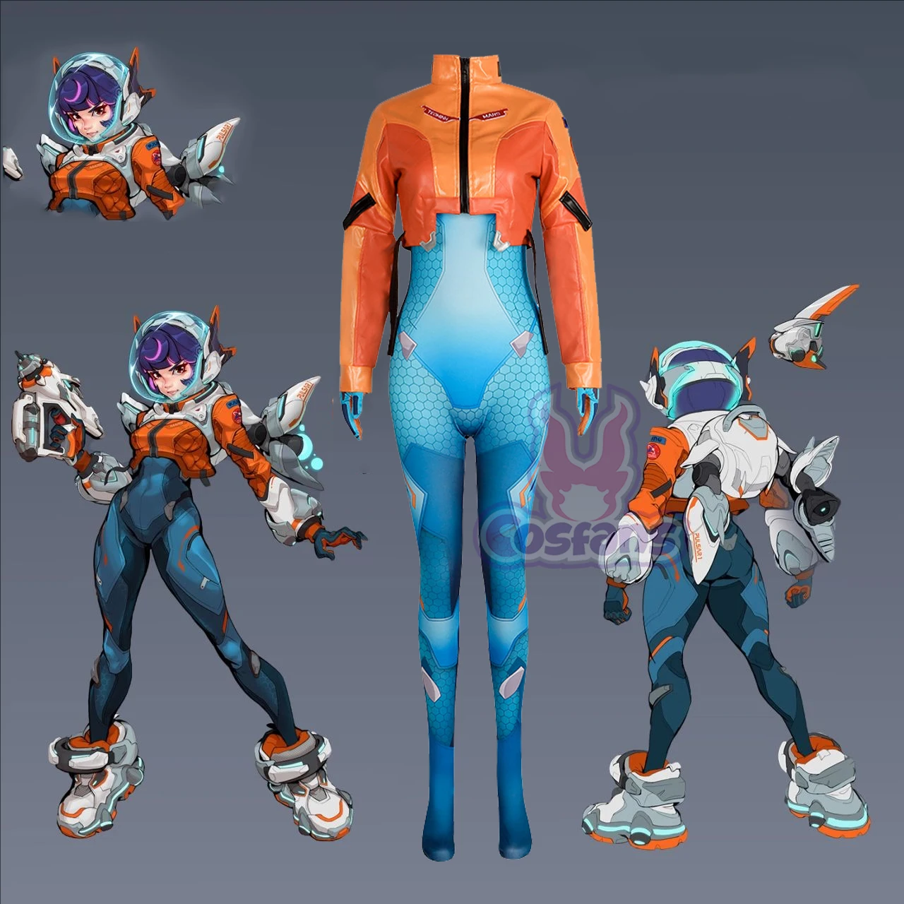 

Game OW 2 Overwatch Juno Cosplay Costumes Suit Fullset Support Hero Clothes Halloween Carnival Outfit Teo Minh Women Girls