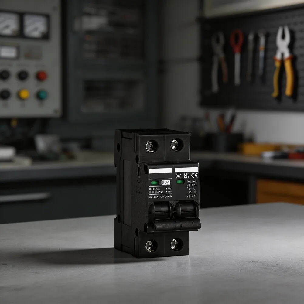 DZ47Z-2P DC Circuit Breaker for Solar Energy Storage Systems Featuring Dual Pole Operation and 6kA Breaking Capacity