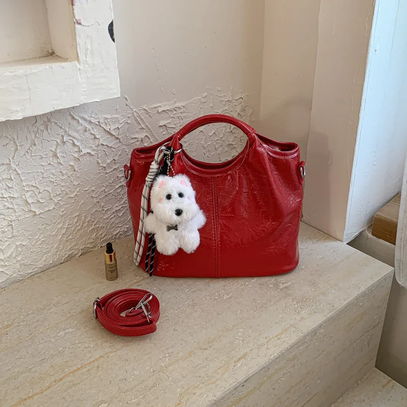 

Korean Style Women Crossbody Bags Spring New Fashionable Shoulder Bag Casual and Simple Commuting Bag Water Bucket Purse