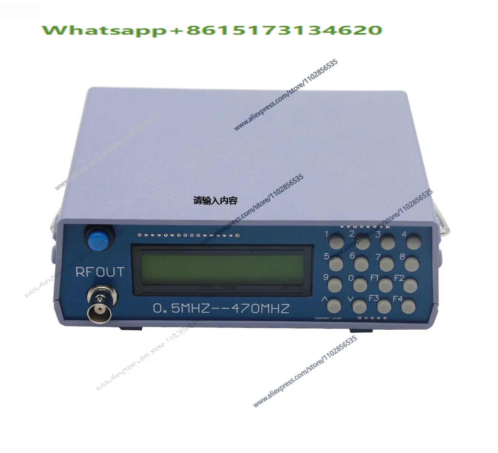 0.5Mhz-470Mhz RF Signal Generator Meter Tester for FM Radio Walkie-Talkie Debug