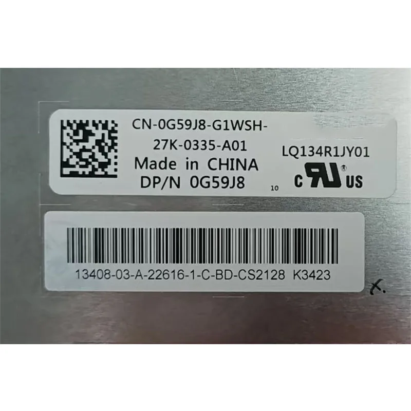 13.4 inch LQ134R1JY01 UHD 3840x2400 LCD Touch Screen For Dell XPS 13 9320 (P151G)