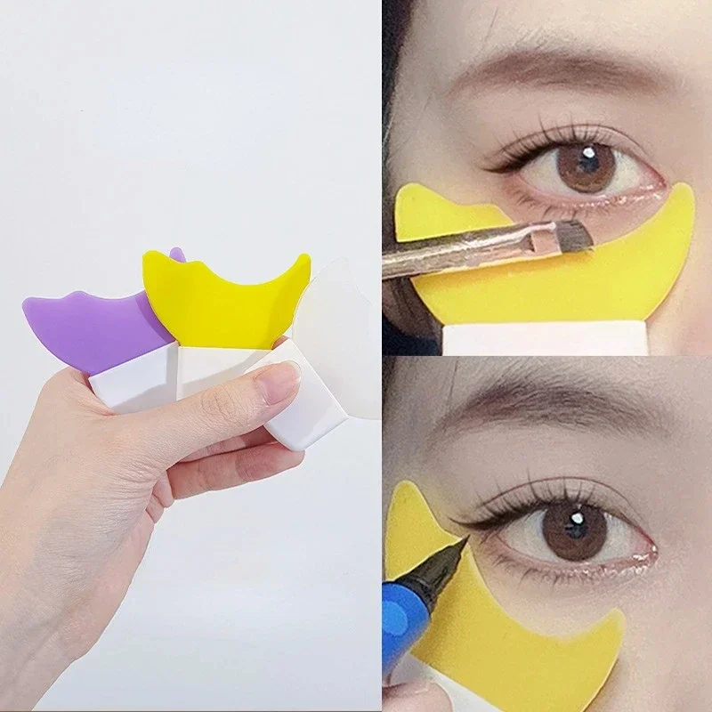 Eyeliner Eyeshadow Stencil Templates para Mulheres, Eye Makeup Aid, Make Up Tools, Cat Eye Line Guide, Cosmetic Tool, 1Pc