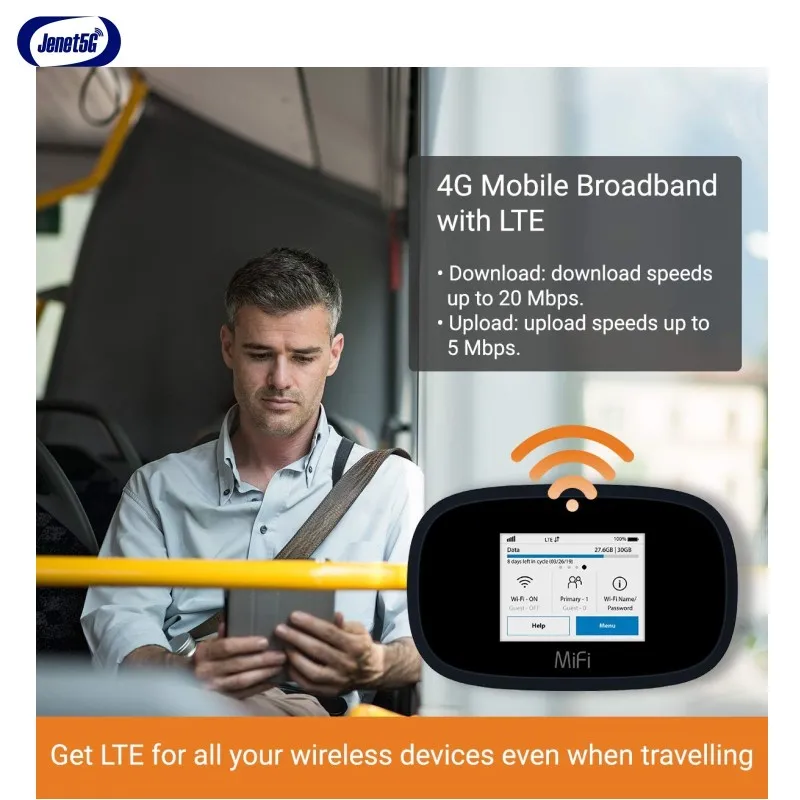 Inseego MiFi8000/MIFI8800 4G LTE Global Mobile Hotspot WiFi 5-802.11ac/nbg T-Mobile 2.4\