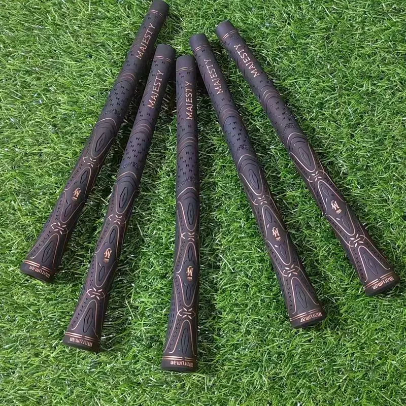 Borracha unisex padrão do clube de golfe, Ferro durável antiderrapante macio e aperto de madeira, 45g