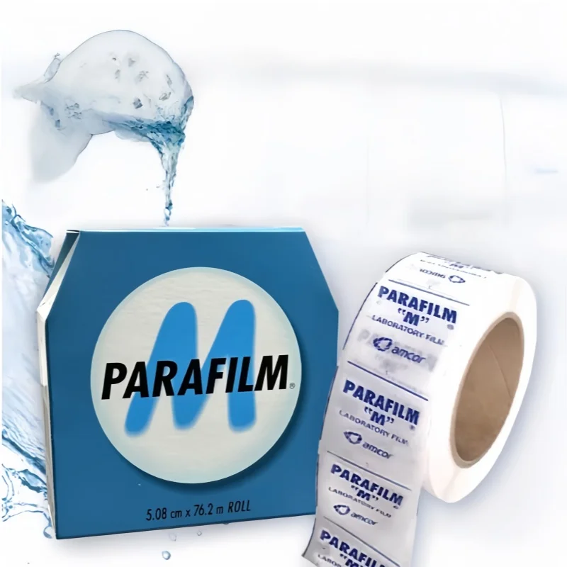 Parafilm M PM992 Laboratory Sealing Film 2M Cut Roll 5cm Width Stretch Wrap Lab Film Sealing Membrane Supplies