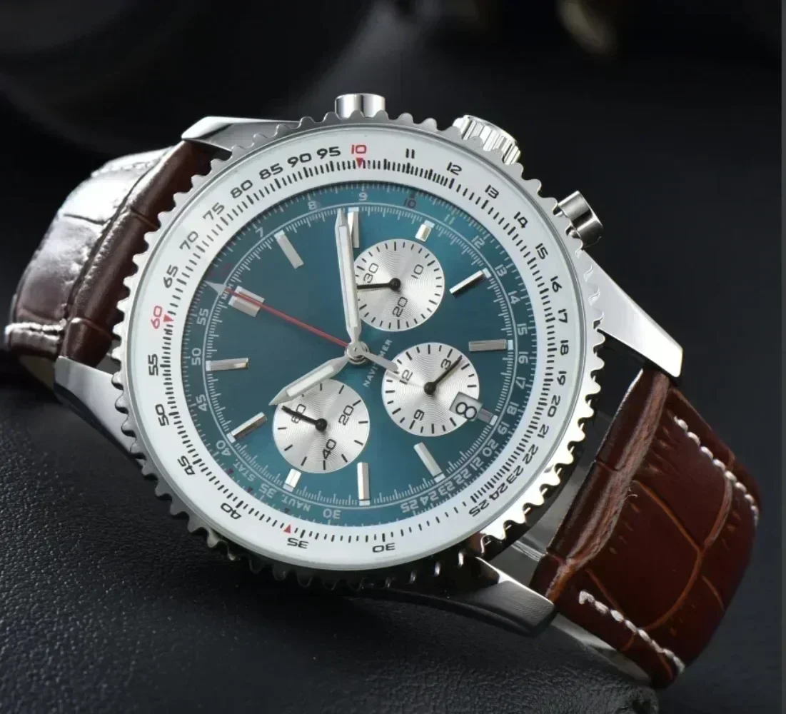 2025 Top High Quality Luxury Automatic Date Wristwatch Business Street Sports Chronograph Male Clocks New AAA Watches for Mens