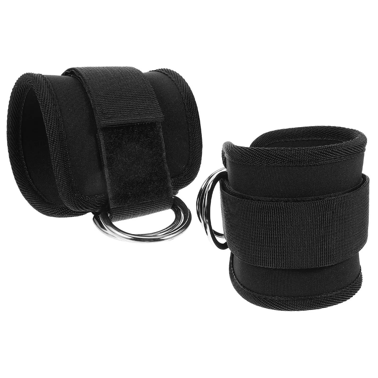2Pcs Cable Machine Ankle Straps Professional Adjustable Leg Bands for Workout Gym Cable Attachments Ankle Straps for Working Out