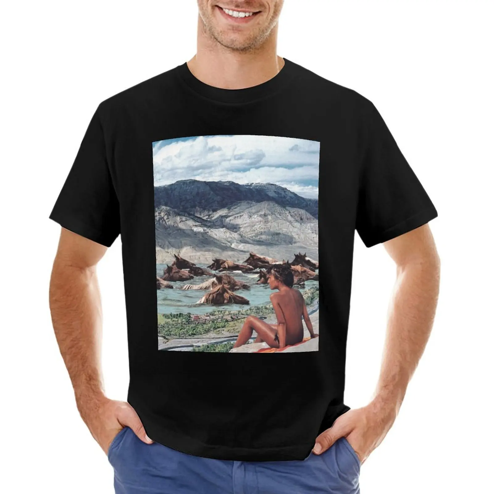 Flood T-Shirt summer tops custom shirt graphic tee shirt tshirts for men