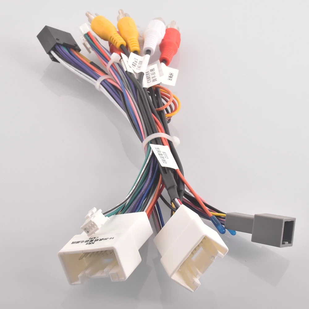 Car Radio Stereo Wiring Harness Cable Adapter Android 16pin For  Mitsubishi Pajero (14-20), Outlander (14-20),