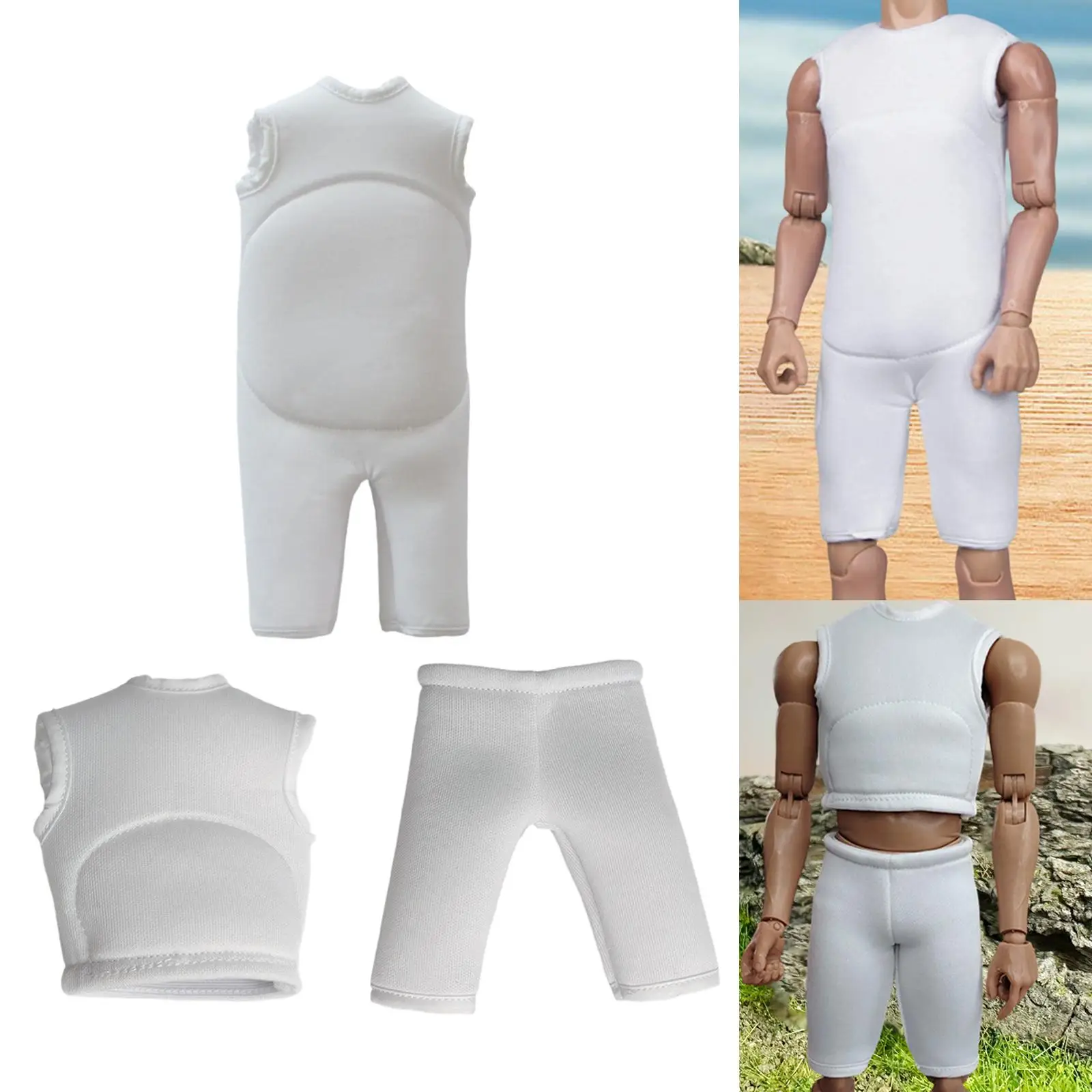 Roupa de Figura de Ação em Escala 1/6, Fantasia Miniatura para Homens