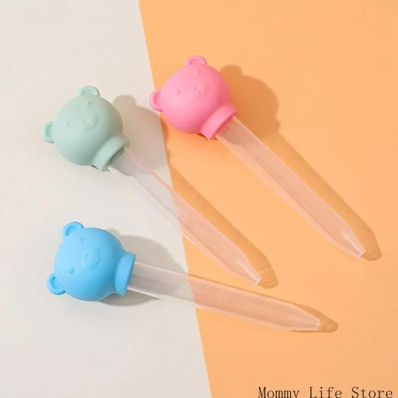 موزع سائل للرضع مع طرف من السيليكون الناعم وقياس دقيق ومكون PP آمن لحديثي الولادة #2