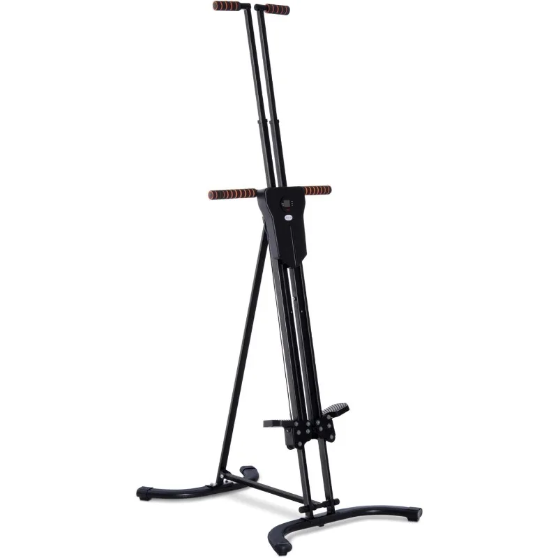

Soozier Vertical Climber, High-Intensity Cardio & Muscle Toning Exercise for Home Gym, Folding Steel, Adjustable Height