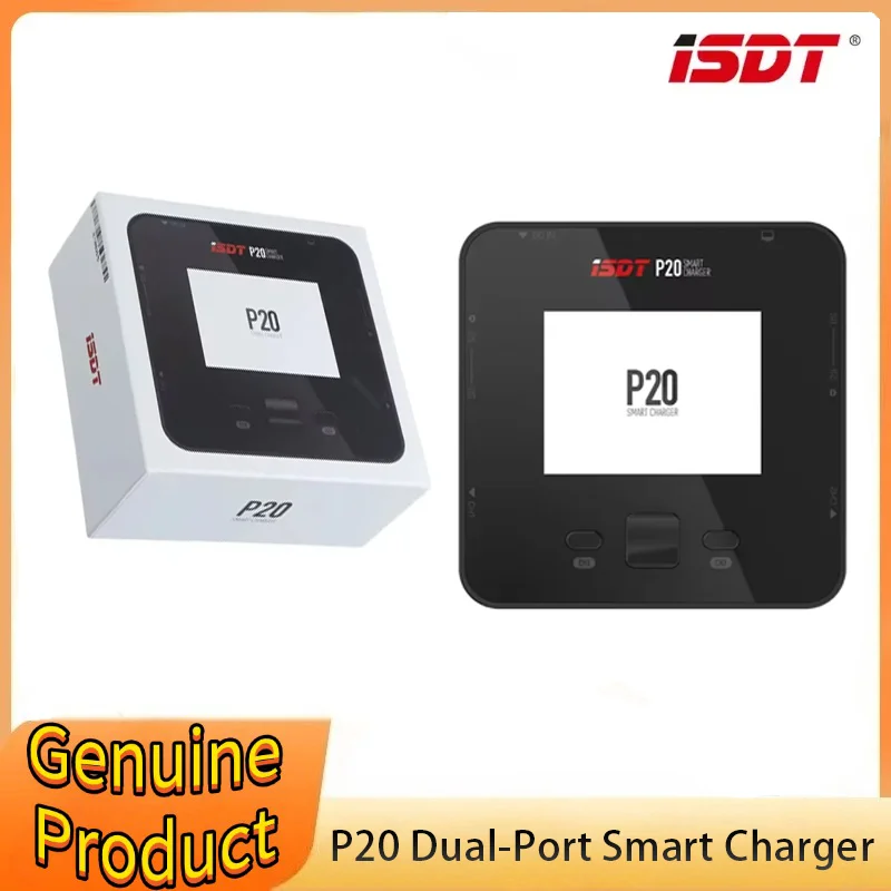 

ISDT P20 500WX2 20Ax2 Dual Channel Balance Charger Lilon LiPo LiHV NiMH Lipo Battery Fast Charger
