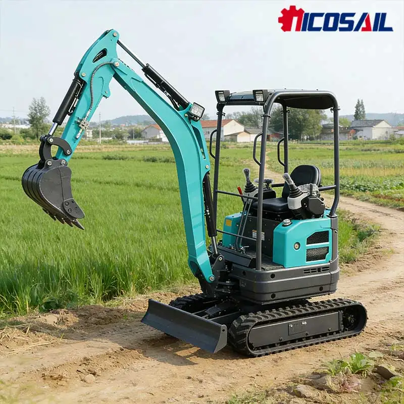 

Mini Crawler Excavator Durable Industrial EPA Compliant for Construction Farm Irrigation Animal Husbandry Facility Builds