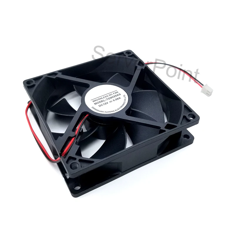 TD9025XS DC12V 0.08A Two Wires New 9015 Server  Cooling Fan For TONON