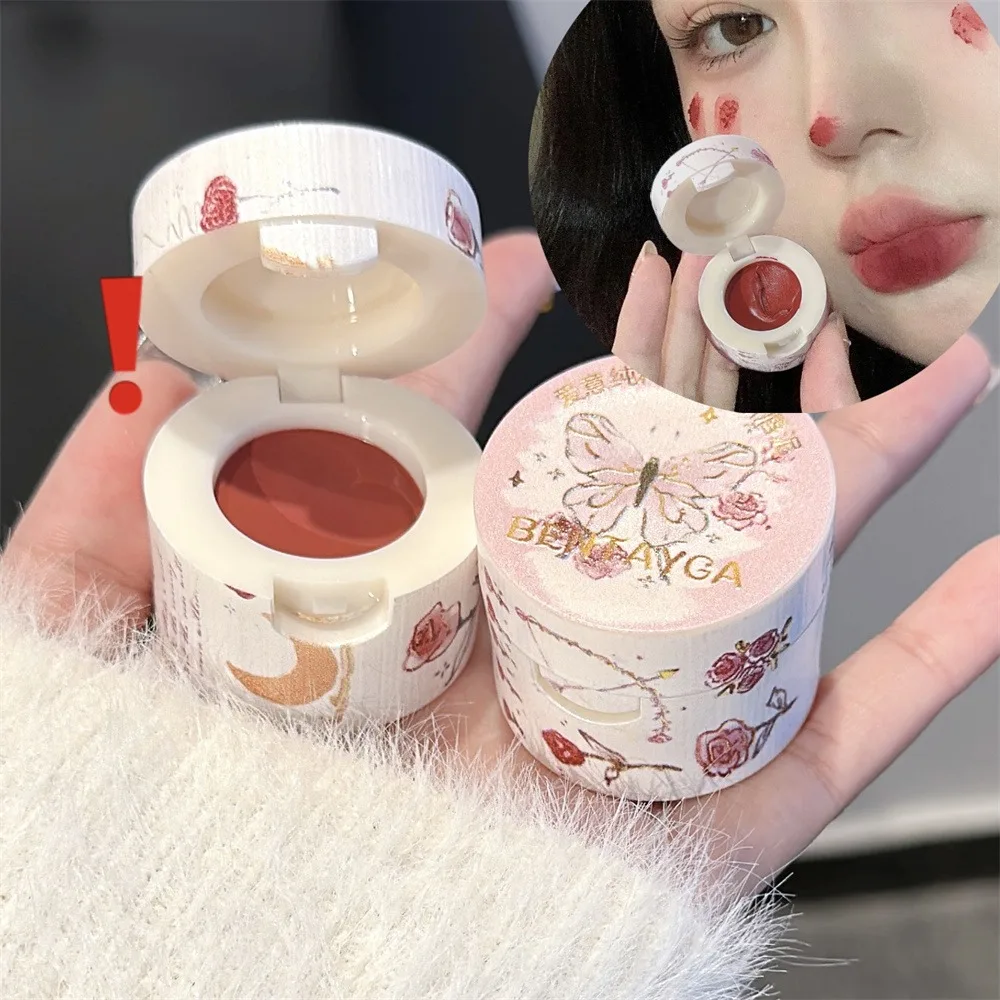 Waterproof Lip Mud Clay Matte Lipstick Blush Makeup Long-lasting Non-stick Cup Red Lip Tint Pigment Mousse Lipstick Cosmetics