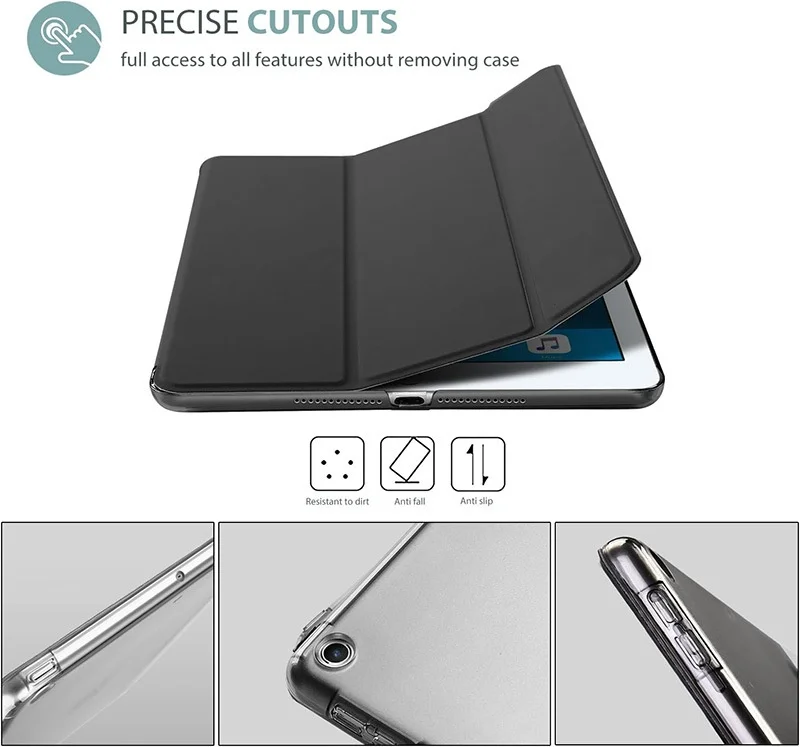Für iPad Mini 6 7 Air 4 5 11 10. 11. A16 10,2 Zoll 2-in-1 Lederhülle mit Magnetständer Stoßfeste Abdeckung – Detail 2