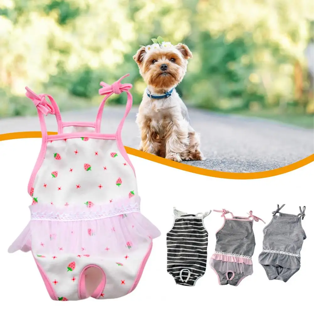 Pet Sanitary Pants Cozy Health Care Pet Sanitary Pants Elastic Pet Short Pants