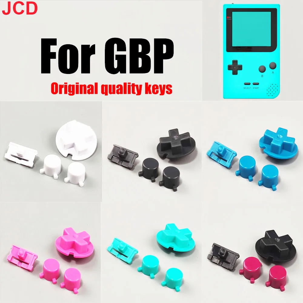 

JCD 1 Set Original quality color Button For GBP IPS Game Console Screen D-Pad A B Buttons For GameBoy GBA Console Replace Kits