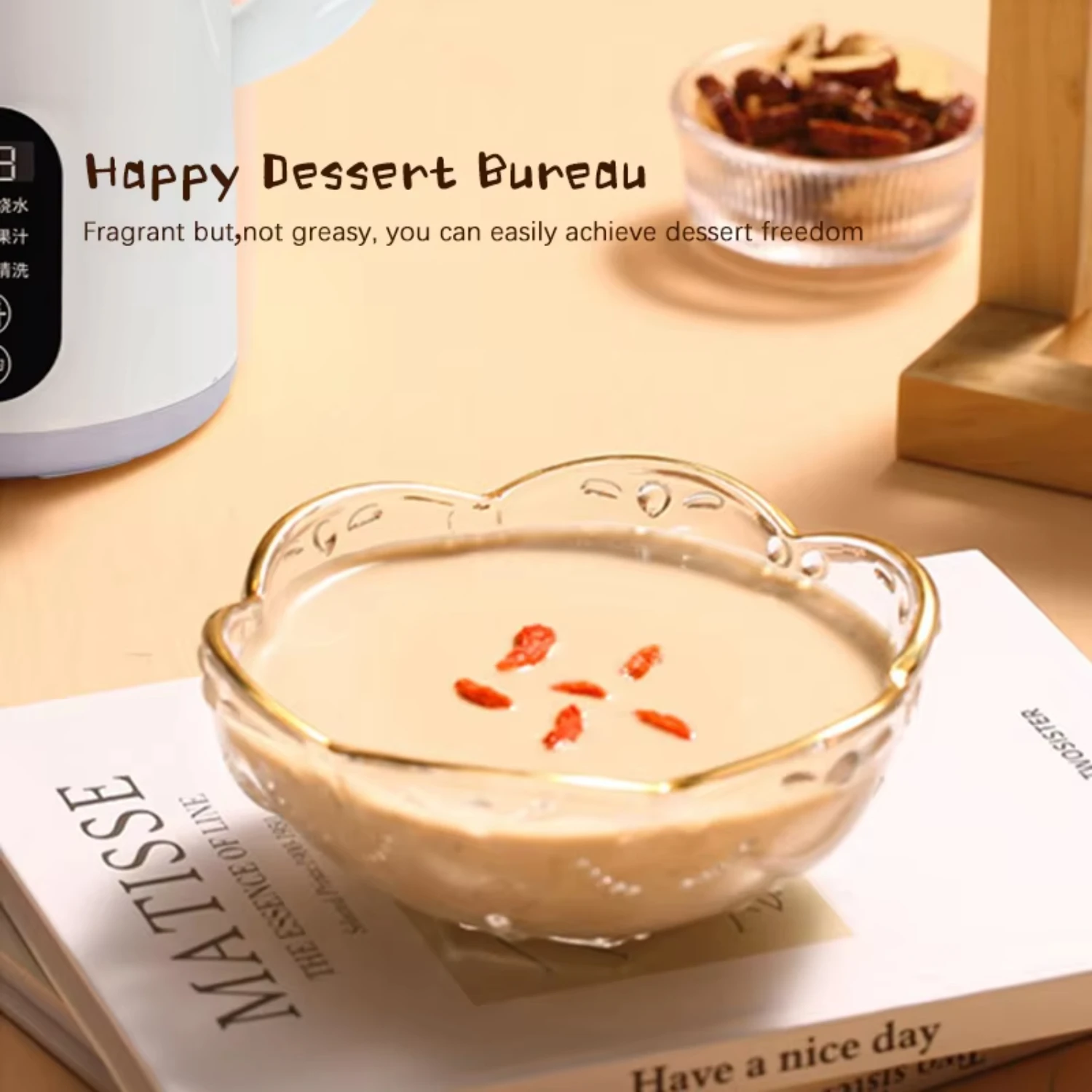 800ml  Soybean Milk Machine Fruits Juicer Wall Breaking Machine Blender Mixer Automatic Heating Cooking Soy Milk Maker