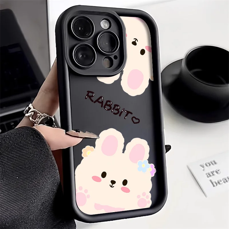 Custodia Cute Bear per Samsung S24 S23 Ultra S22 Plus S20 FE S21 A54 5G A55 A53 A52 A35 A34 A33 A15 A14 A13 A12 Cover morbida in silicone