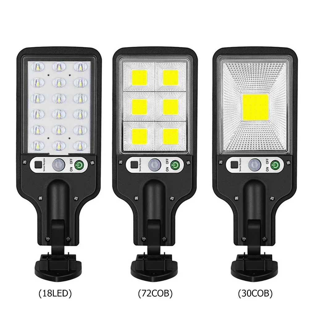 Outdoor Solar Road Lamps Pathway Waterproof 3-Modes Motion Sensor Wall Lights Wall Lamp Waterproof Smart Lights