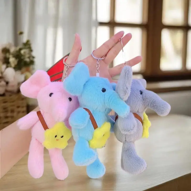 星象のぬいぐるみキーホルダー; 魅力的な小さな動物のキーリング; ホリデーや誕生日のギフトに最適