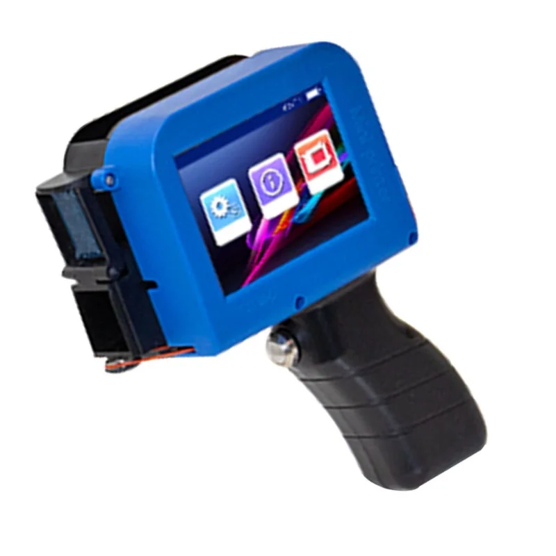 Handheld Inkjet Printer HD LED Touch Screen Multifunctional Portable Inkjet Printer Gun With Handle