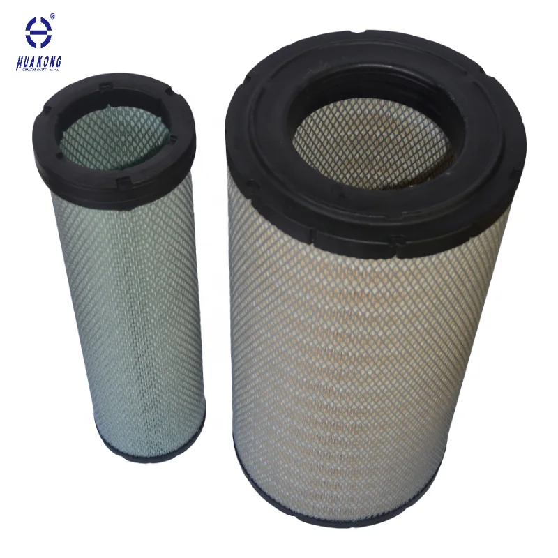 For Huakong Factory Construction Machinery Parts Pc200-8 Pc220-7 Air Filter 600-185-4100 600-185-4110 4044938 Excavator