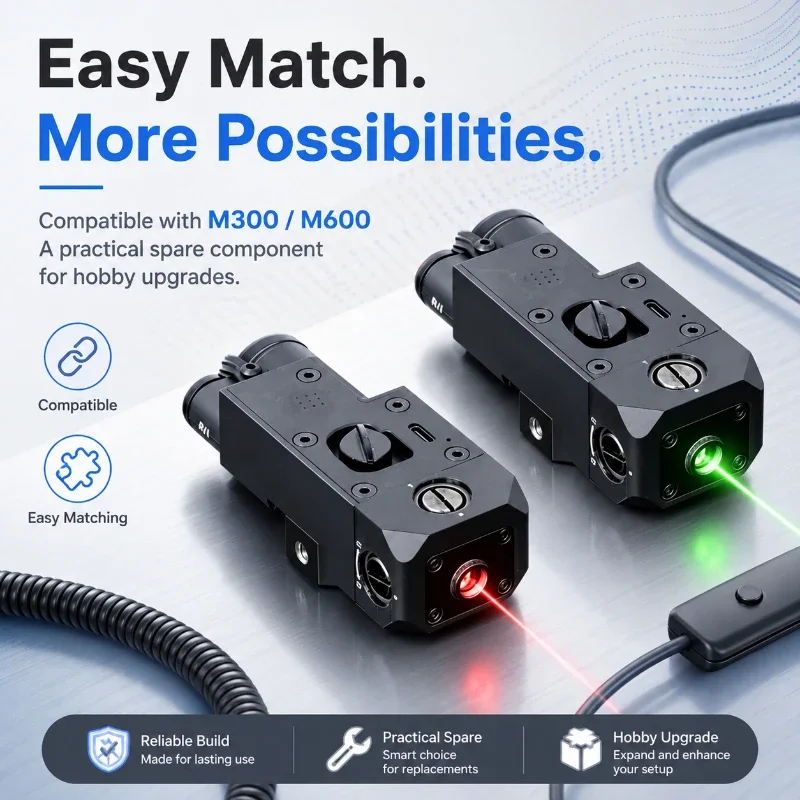 Metal & Nylon Positioning Indicator Battery Storage Box Accessory Set Compatible With M300 M600 Illumination Remote Switch ﻿