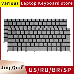 US Russian Spanish Backlit Keyboard for Lenovo IdeaPad 5 14IIL05 14ITL05 Flex 5-14ARE05 5-14IIL05 Replacement keyboards Genuine
