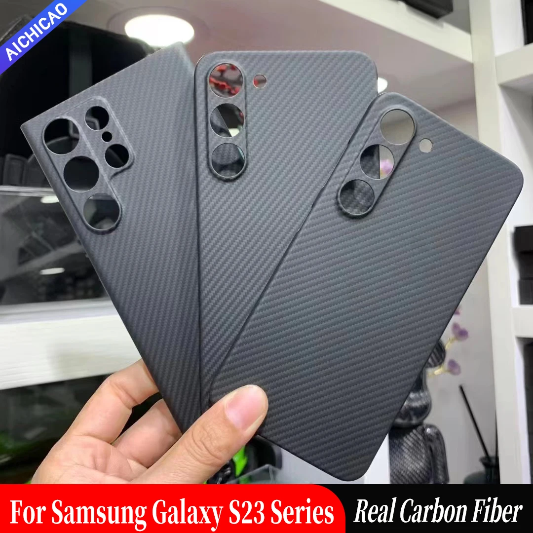 

Чехол ACC-Real Carbon для телефона Samsung Galaxy S22 S23 Ultra, материал из арамидного волокна, ультратонкий, нишевый, защитный чехол