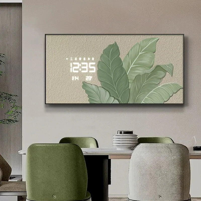 White Premium Fashion Wall Clock Unique Upgrade Modern Living Room Digital Clock Design Nordic Orologio Da Parete Home Decor