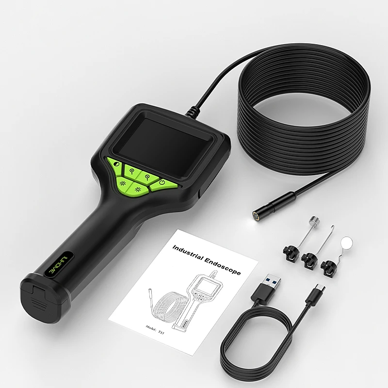 

Ручной бороскоп 8 мм камера 1080P HD 2,8 ''экран промышленный эндоскоп для проверки труб IP67 водонепроницаемый зонд жесткий кабель